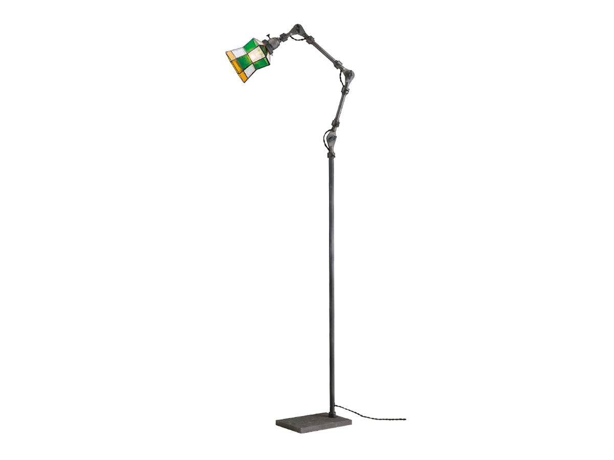 CUSTOM SERIES
Engineer Side Floor Lamp × Stained Glass Helm / カスタムシリーズ
エンジニアサイドフロアランプ × ステンドグラス（ヘルム） （ライト・照明 > フロアライト・フロアスタンド） 1