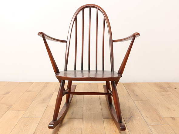 Lloyd's Antiques Real Antique
ercol Rocking Chair / ロイズ・アンティークス 英国アンティーク家具
アーコール ロッキングチェア （チェア・椅子 > ラウンジチェア） 4