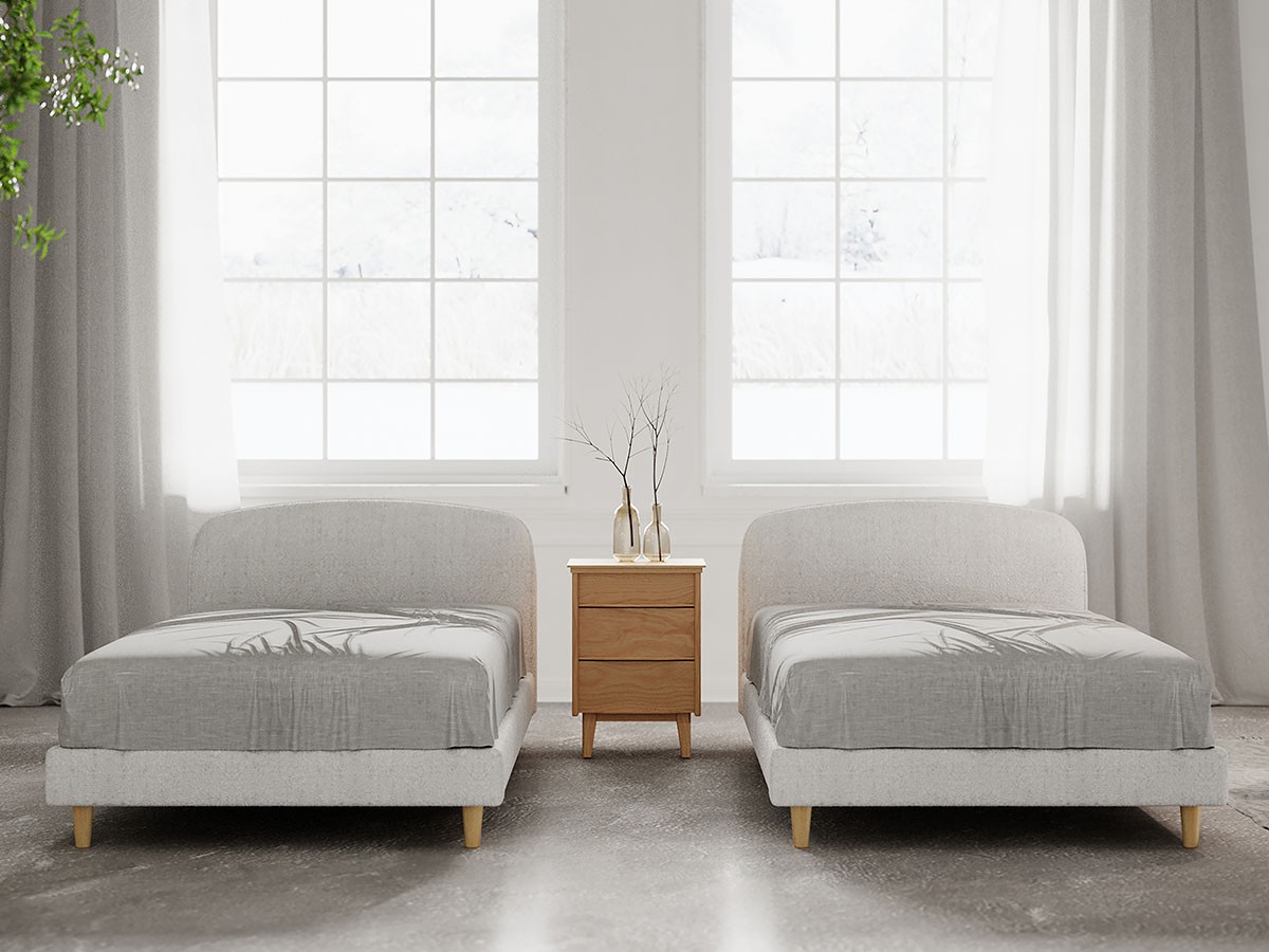 InRoom PAMELA BED / インルーム パメラ ベッドフレーム （ベッド・寝具 > シングルベッド） 17