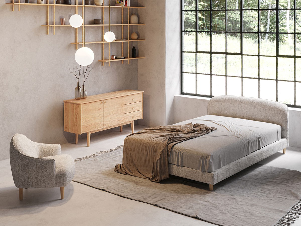 InRoom PAMELA BED / インルーム パメラ ベッドフレーム （ベッド・寝具 > シングルベッド） 16