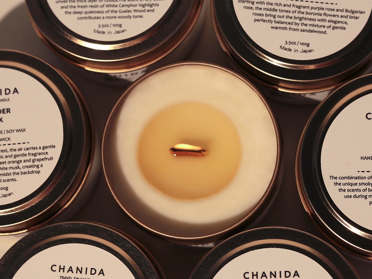 CHANIDA TRAVEL TIN CANDLES SET OF 3 / チャニダ トラベルティンキャンドル 3個セット （雑貨・その他インテリア家具 > ディフューザー・キャンドル） 13