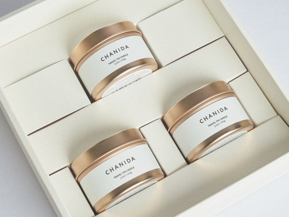 CHANIDA TRAVEL TIN CANDLES SET OF 3 / チャニダ トラベルティンキャンドル 3個セット （雑貨・その他インテリア家具 > ディフューザー・キャンドル） 16