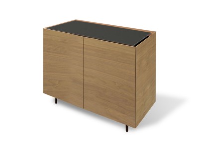 杉材×ガラス 和洋折衷サイドボード SHIKI FLOAT SIDE BOARD / シキ