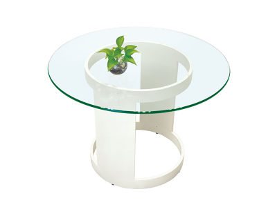 FLYMEe Noir GLASS TOP ROUND TABLE φ100 / フライミーノワール ガラス ...