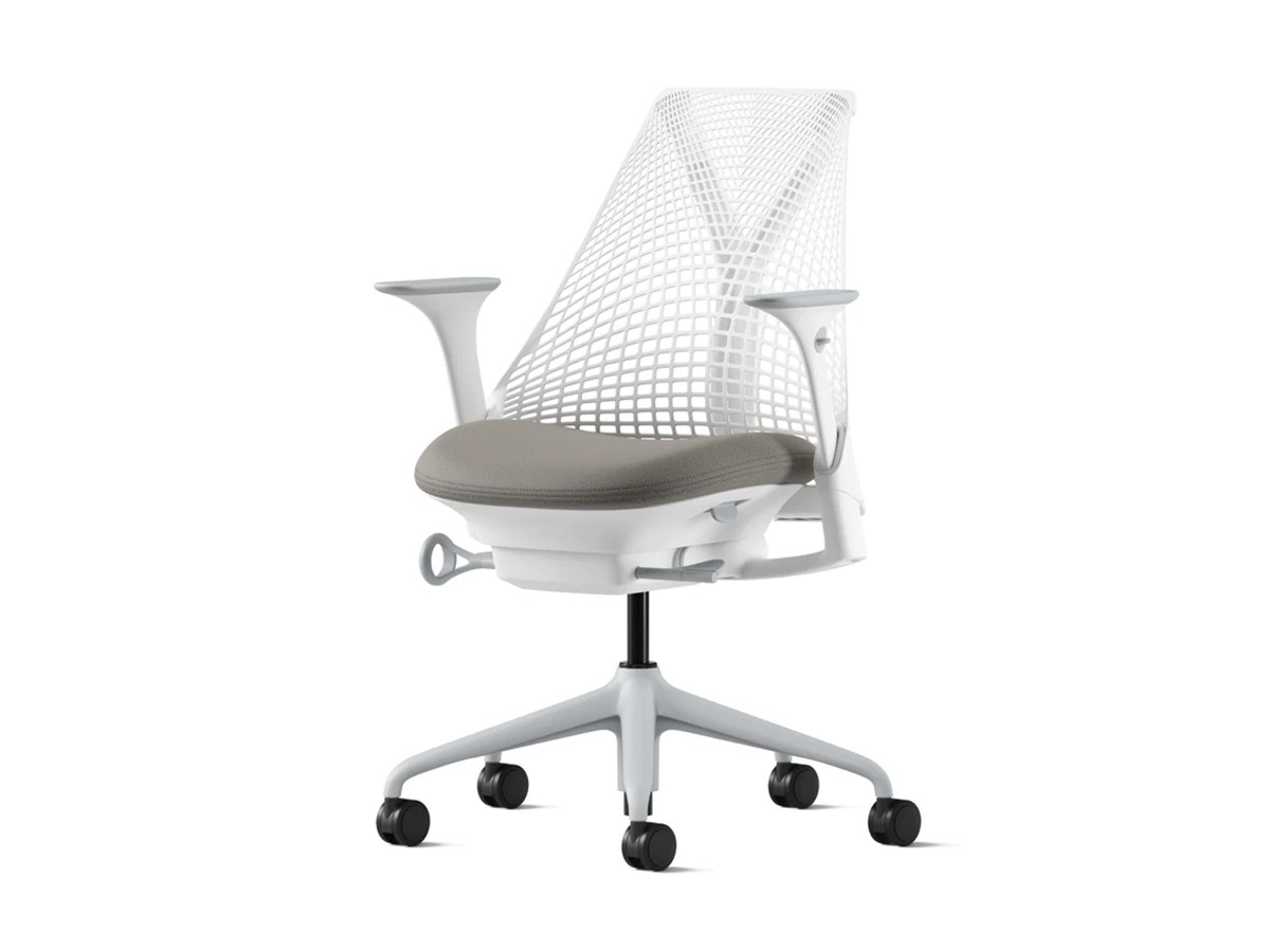 Herman Miller SAYL Chair Suspension Mid-Back / ハーマンミラー セイルチェア サスペンションミドルバック
アジャスタブルアーム（ホワイト） （チェア・椅子 > オフィスチェア・デスクチェア） 1