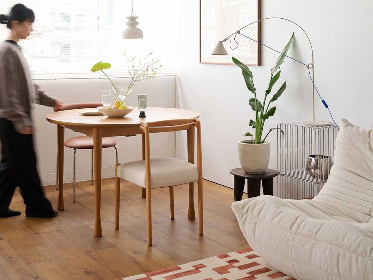 JOURNAL STANDARD FURNITURE AROS ROUND TABLE / ジャーナルスタンダードファニチャー アロス ラウンドテーブル 110cm （テーブル > ダイニングテーブル） 21