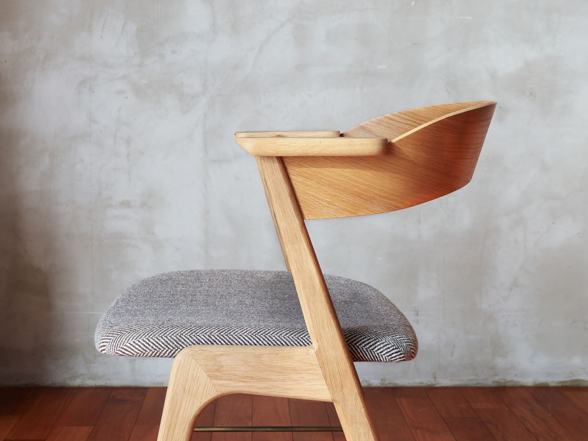 a.depeche danis short arm chair wood × brass / アデペシュ ダニス ショートアームチェア ウッド × ブラス （チェア・椅子 > ダイニングチェア） 25