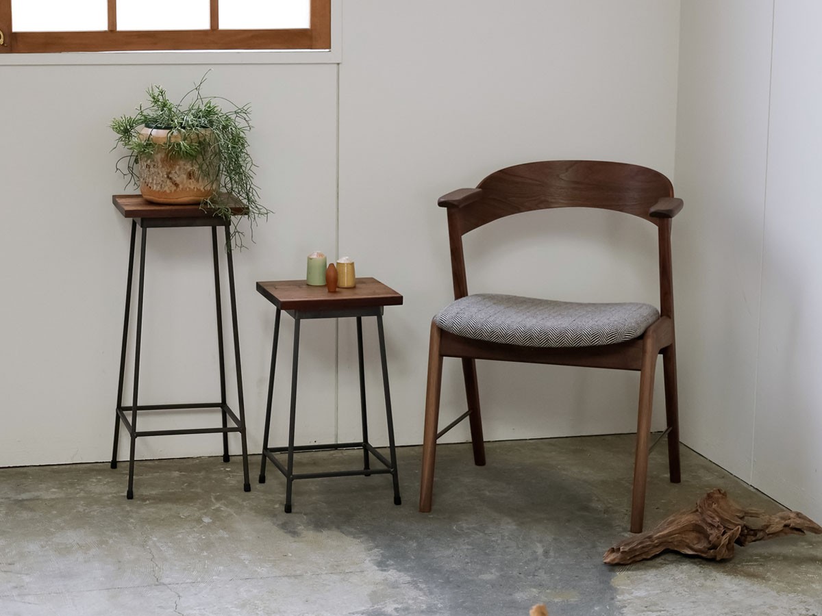 a.depeche danis short arm chair wood × brass / アデペシュ ダニス ショートアームチェア ウッド × ブラス （チェア・椅子 > ダイニングチェア） 18