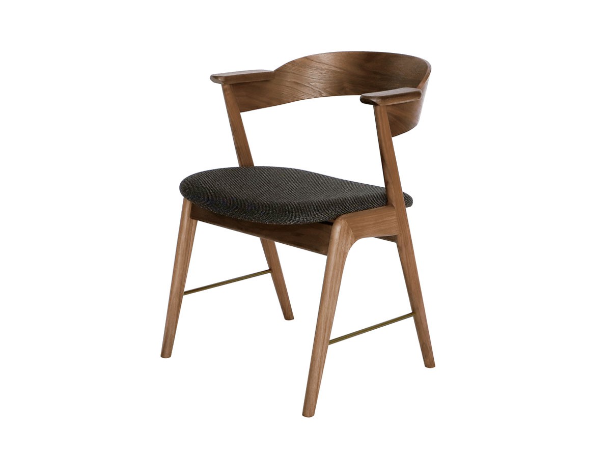 a.depeche danis short arm chair wood × brass / アデペシュ ダニス ショートアームチェア ウッド × ブラス （チェア・椅子 > ダイニングチェア） 7