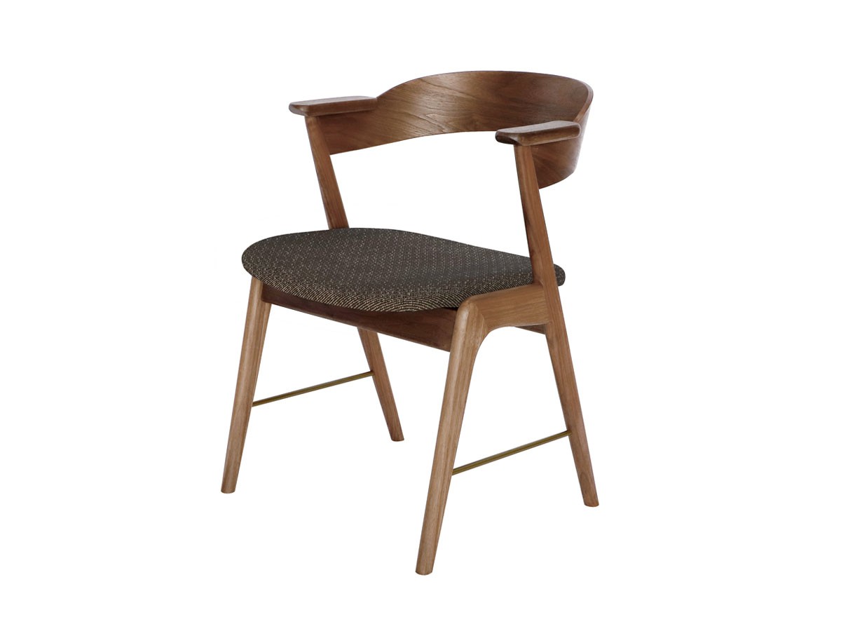 a.depeche danis short arm chair wood × brass / アデペシュ ダニス ショートアームチェア ウッド × ブラス （チェア・椅子 > ダイニングチェア） 8