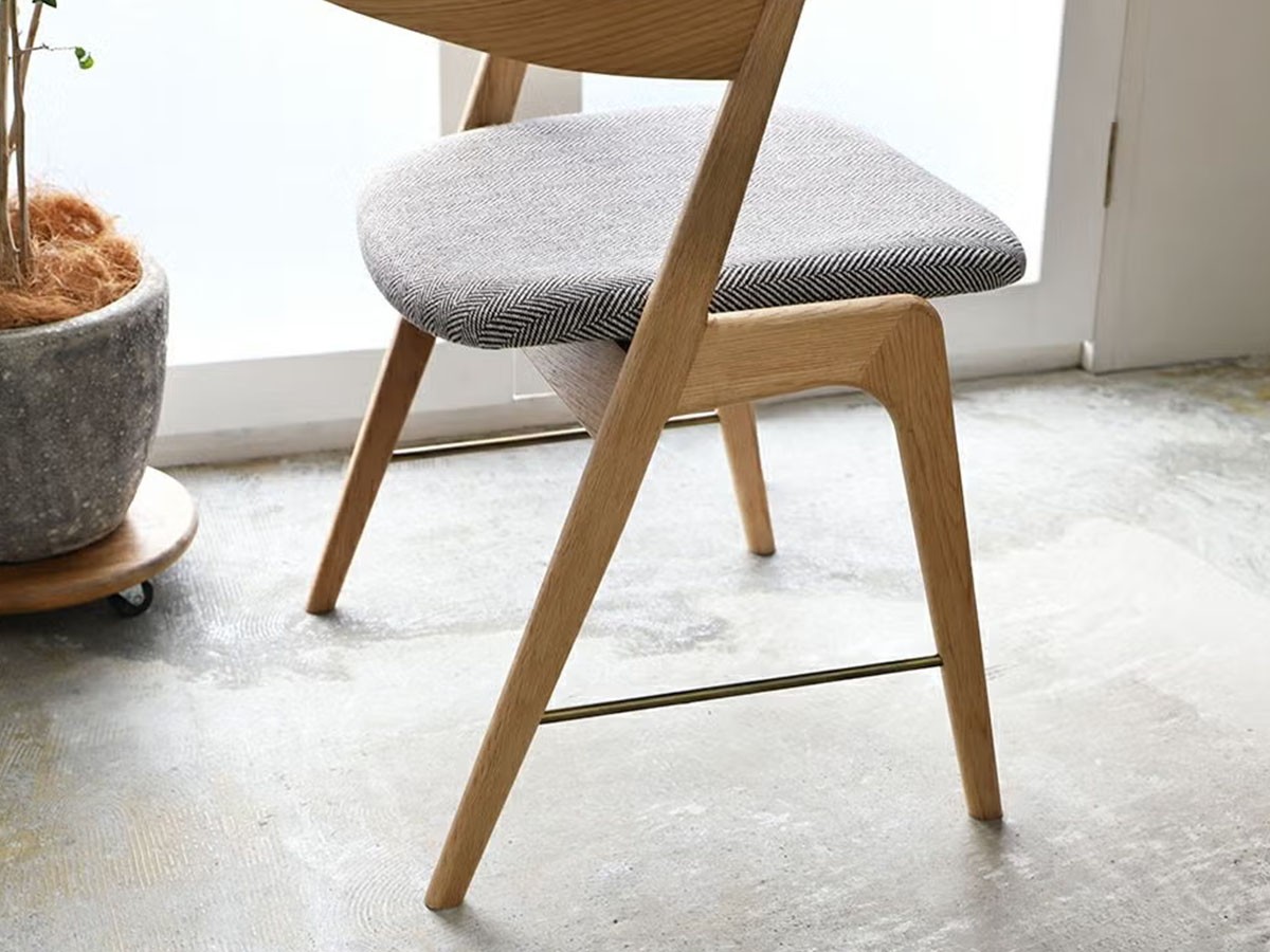 a.depeche danis short arm chair wood × brass / アデペシュ ダニス ショートアームチェア ウッド × ブラス （チェア・椅子 > ダイニングチェア） 11