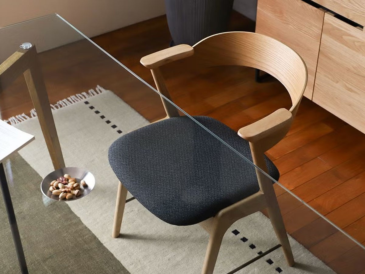 a.depeche danis short arm chair wood × brass / アデペシュ ダニス ショートアームチェア ウッド × ブラス （チェア・椅子 > ダイニングチェア） 17