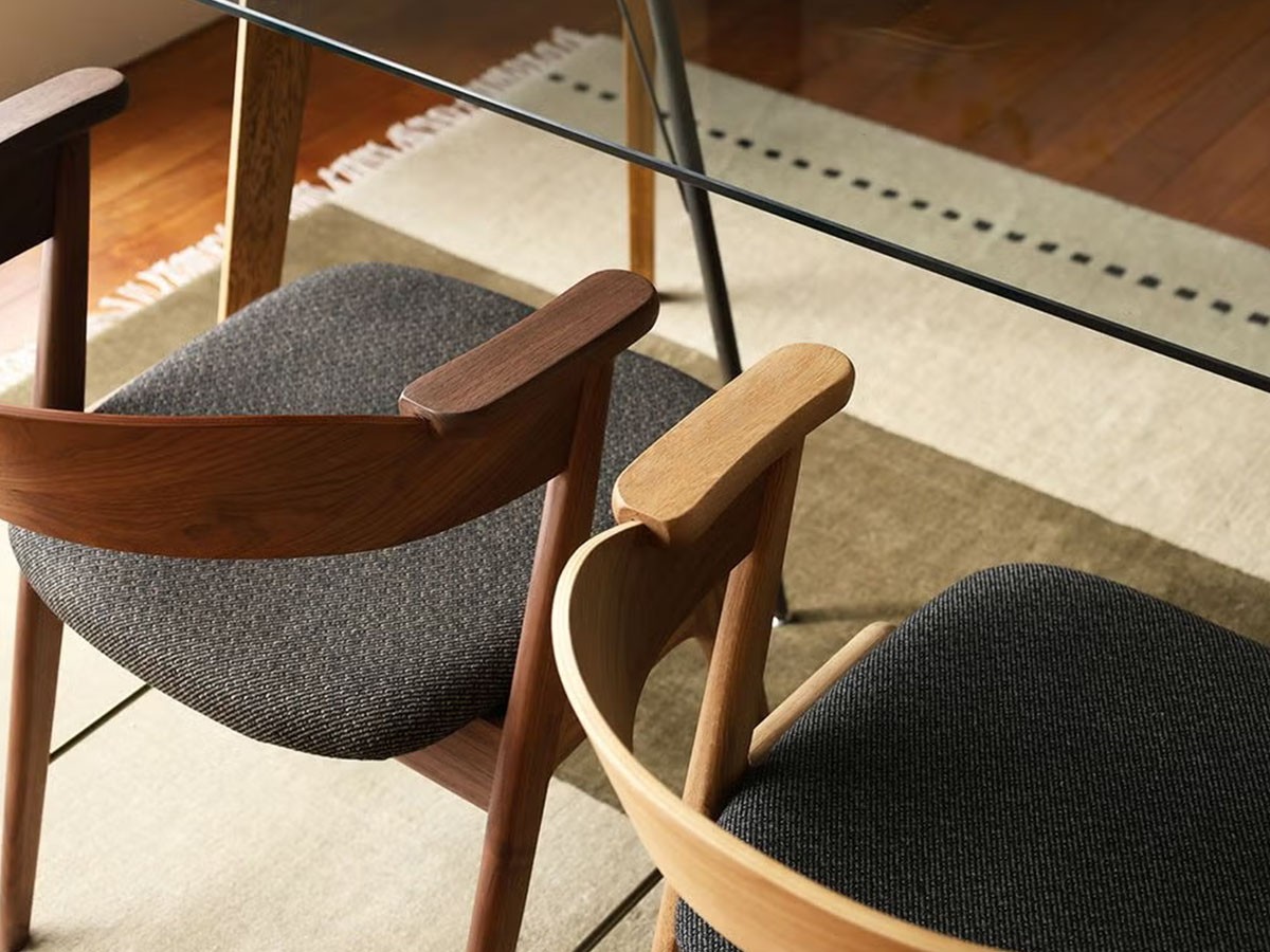 a.depeche danis short arm chair wood × brass / アデペシュ ダニス ショートアームチェア ウッド × ブラス （チェア・椅子 > ダイニングチェア） 16