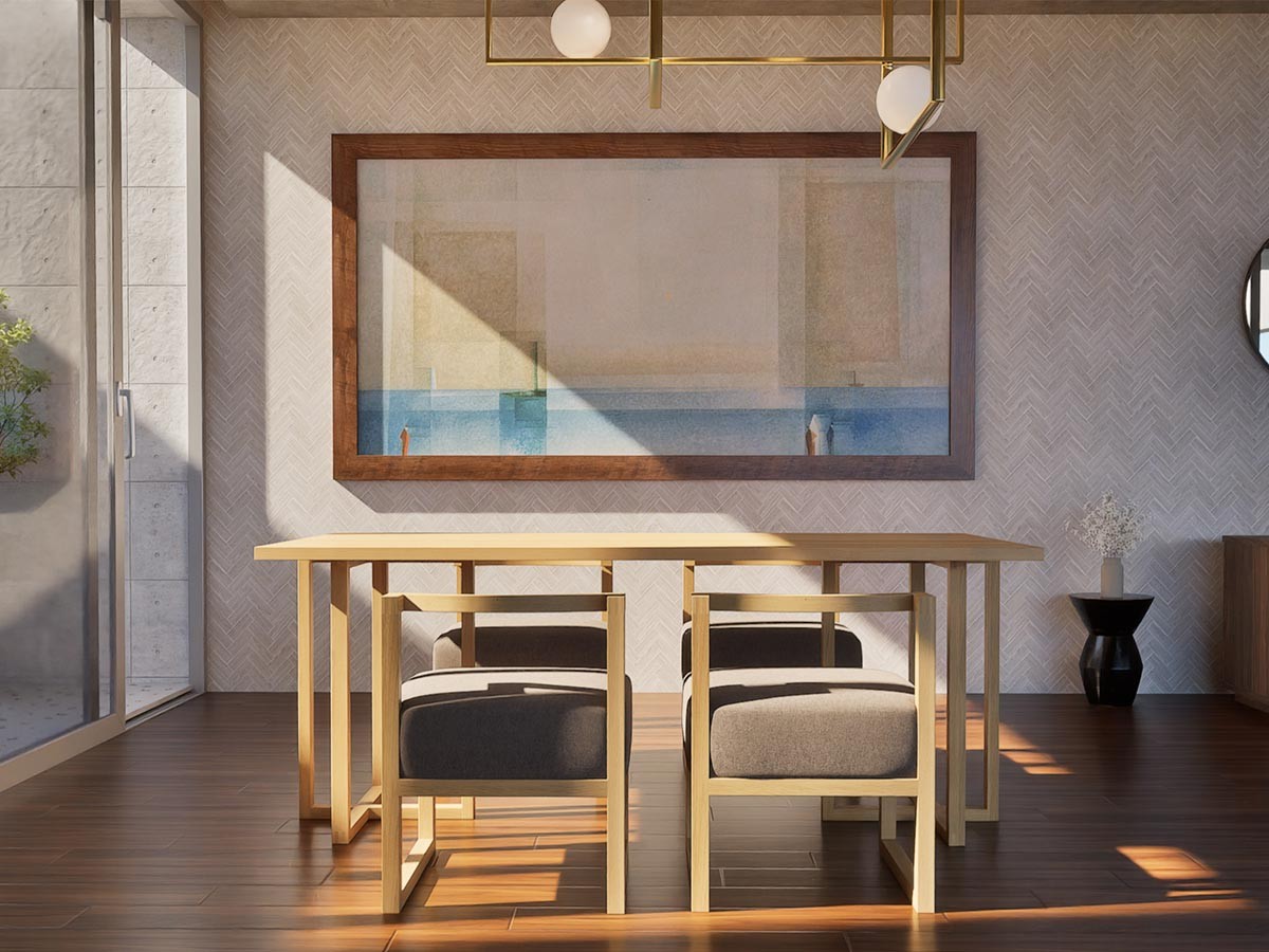 AJIM stroke dining table / アジム ストローク ダイニングテーブル （テーブル > ダイニングテーブル） 14