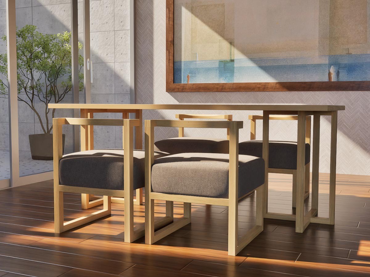 AJIM stroke dining table / アジム ストローク ダイニングテーブル （テーブル > ダイニングテーブル） 15