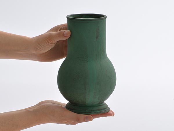 MISHIM POTTERY CREATION StiLL flowervase / ミシンポタリークリエイション スティル フラワーベース（千歳緑） （花器・プランター・グリーン > 花瓶・フラワーベース） 7