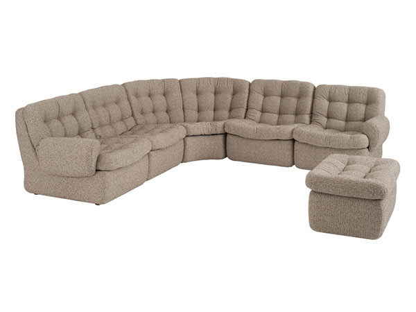 HUKLA EMDEN Combination Sofa / フクラ エムデン コンビネーションソファ
（1人掛けソファ × 4台 + コーナーソファ + スツール + チェンジャブルアーム × 2台） （ソファ > コーナーソファ） 1