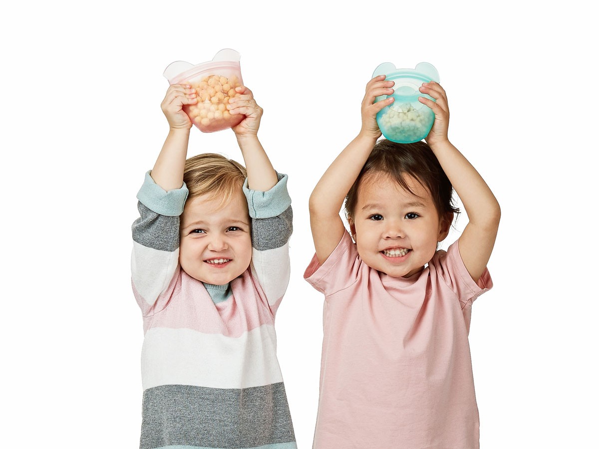 Zip Top Kids Set / ジップ トップ ベビースナックバッグ 4点セット （食器・テーブルウェア > その他テーブルウェア） 4