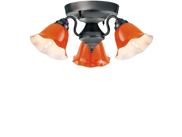 CUSTOM SERIES
3 Ceiling Lamp × Mini Wave Enamel / カスタムシリーズ
3灯シーリングランプ × ミニエナメル（ウェーブ） （ライト・照明 > シーリングライト） 17
