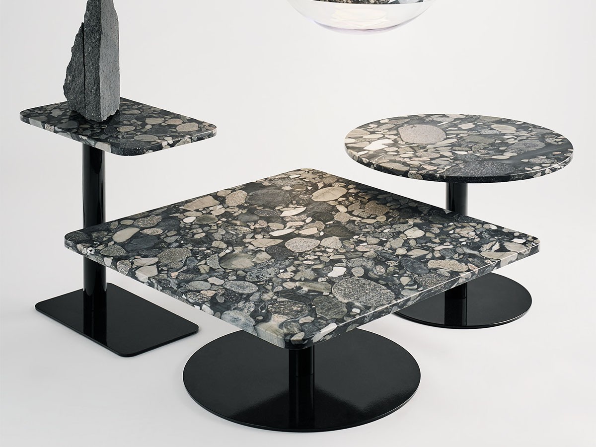 Tom Dixon. Pebble Table Rectangle / トム・ディクソン ぺブル テーブル レクタングル（ブラック脚） （テーブル > サイドテーブル） 11