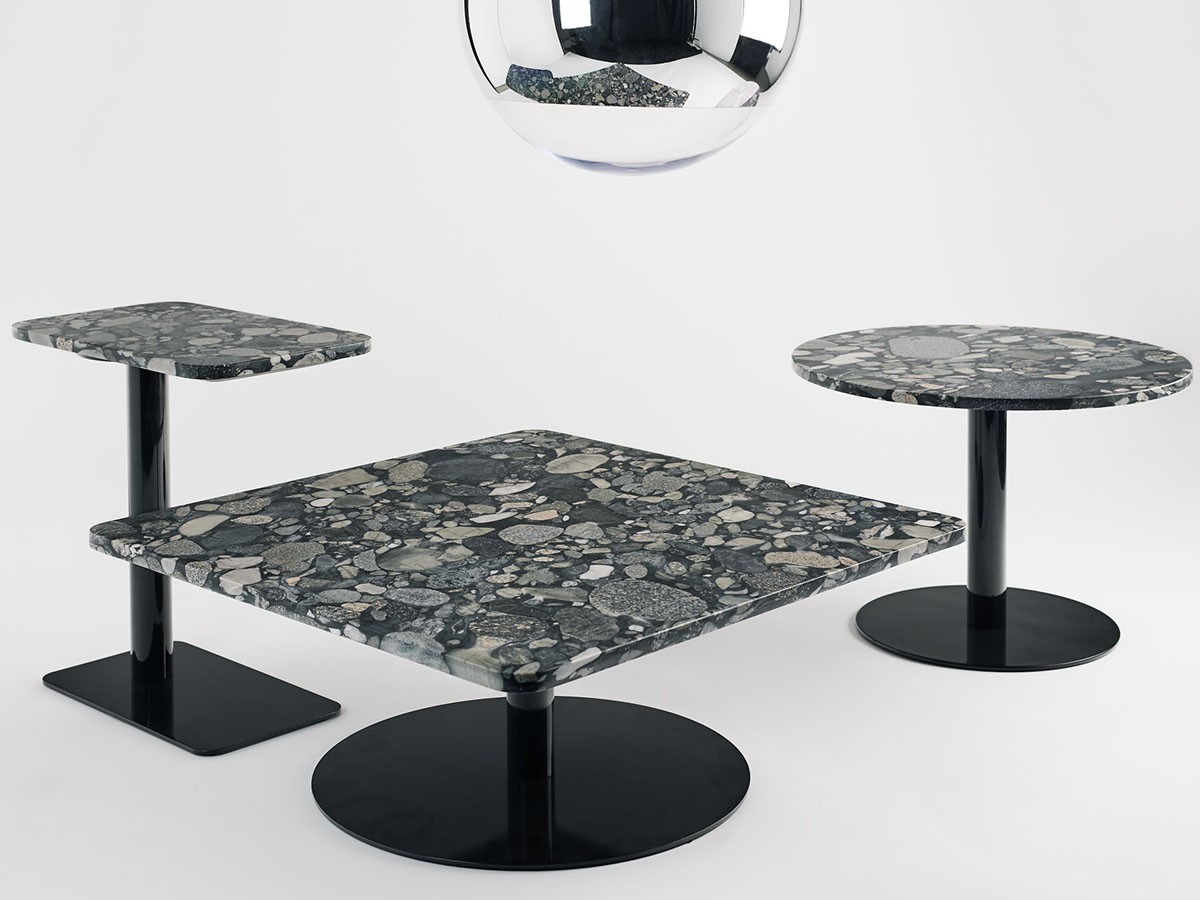 Tom Dixon. Pebble Table Rectangle / トム・ディクソン ぺブル テーブル レクタングル（ブラック脚） （テーブル > サイドテーブル） 8