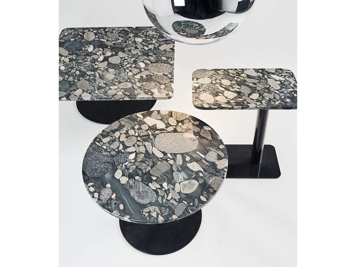 Tom Dixon. Pebble Table Rectangle / トム・ディクソン ぺブル テーブル レクタングル（ブラック脚） （テーブル > サイドテーブル） 13