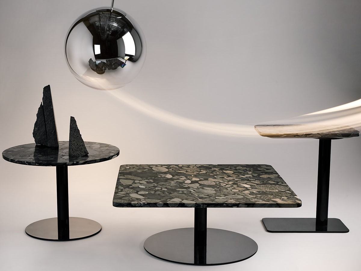 Tom Dixon. Pebble Table Rectangle / トム・ディクソン ぺブル テーブル レクタングル（ブラック脚） （テーブル > サイドテーブル） 10