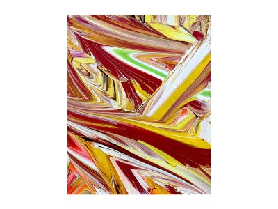 アクリル画　作者不明　ビンテージ アクリル画作者不明ビンテージ