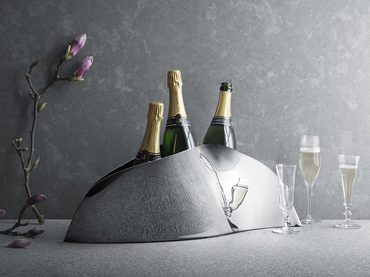 GEORG JENSEN INDULGENCE GRAND CHAMPAGNE COOLER / ジョージ ジェンセン インダルジェンス グランド シャンパンクーラー （食器・テーブルウェア > クーラー・ワインクーラー） 1