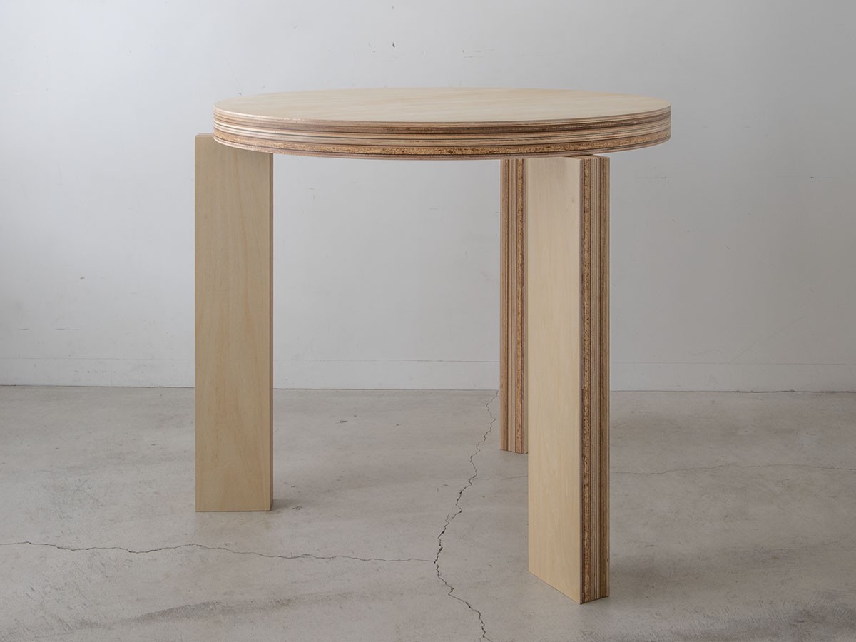 FLANGE plywood MARU TABLE / フランジ プライウッド マル テーブル （テーブル > カフェテーブル） 3