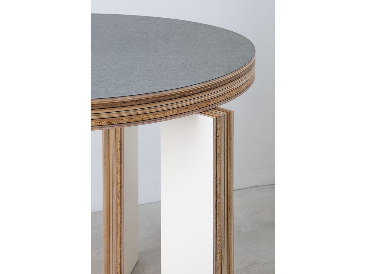 FLANGE plywood MARU TABLE / フランジ プライウッド マル テーブル （テーブル > カフェテーブル） 4
