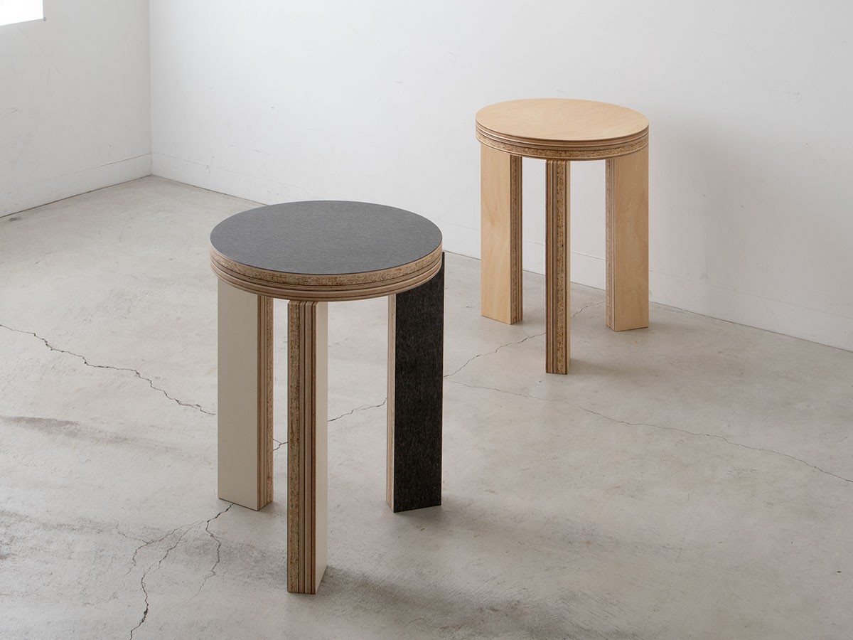 FLANGE plywood MARU TABLE / フランジ プライウッド マル テーブル （テーブル > カフェテーブル） 6