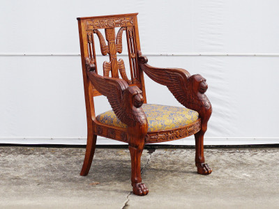 ダークブラウン アームチェア 木製 椅子 (The Chairレプリカ) ダークブラウン アームチェア 木製 椅子 (The Chairレプリカ