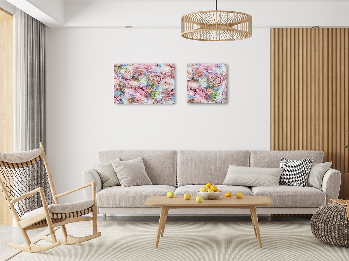 YOKO Takeuchi Pastel Bloom Rose Hermoney / ヨウコ タケウチ パステルブルーム ローズハーモニー レクタングルXL （アート・オブジェ > フォトパネル・フォトアート） 2