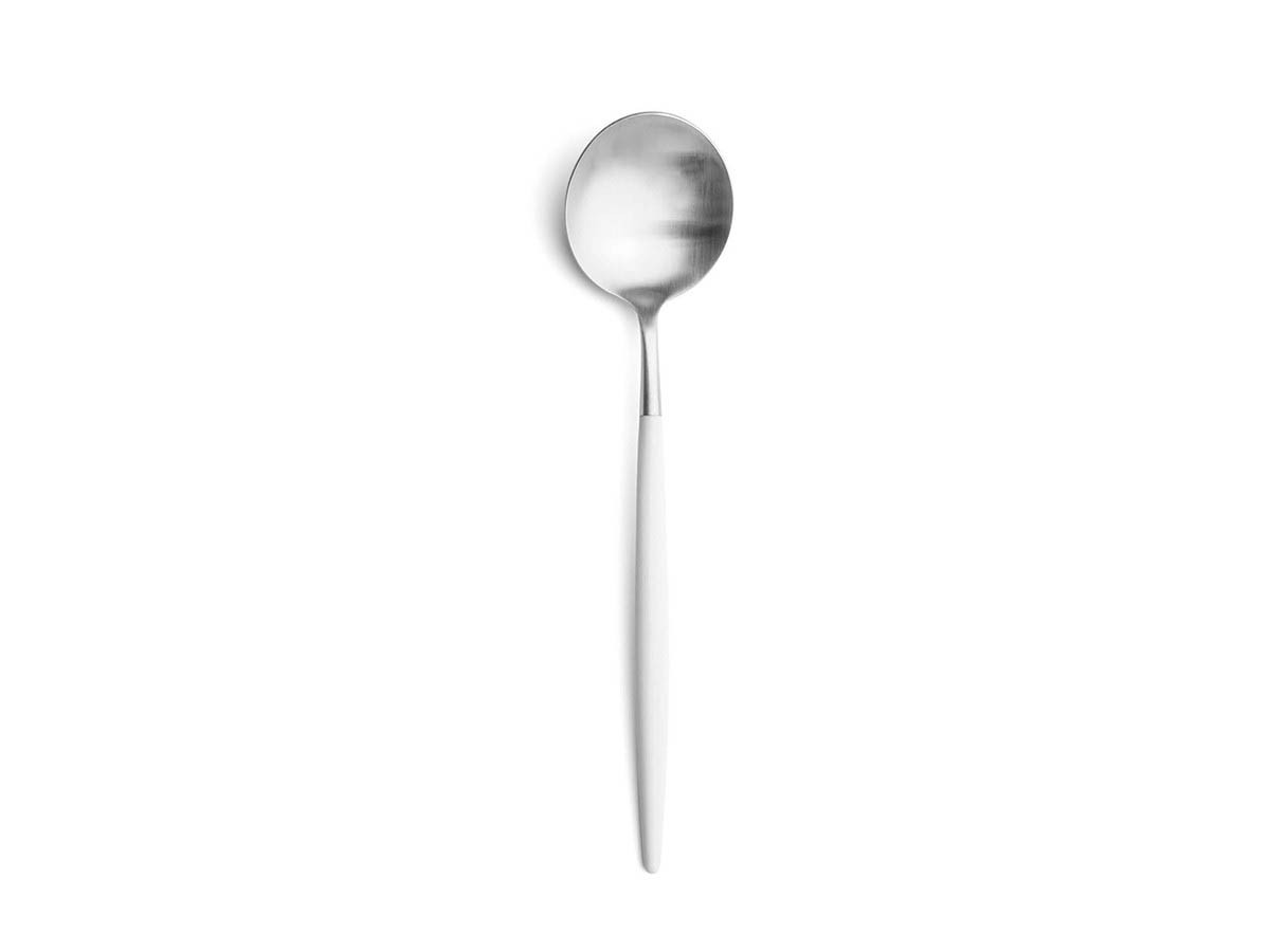 Cutipol GOA Cutlery Set / クチポール ゴア ディナー4本セット（ホワイト × シルバー） （食器・テーブルウェア > カトラリー） 4