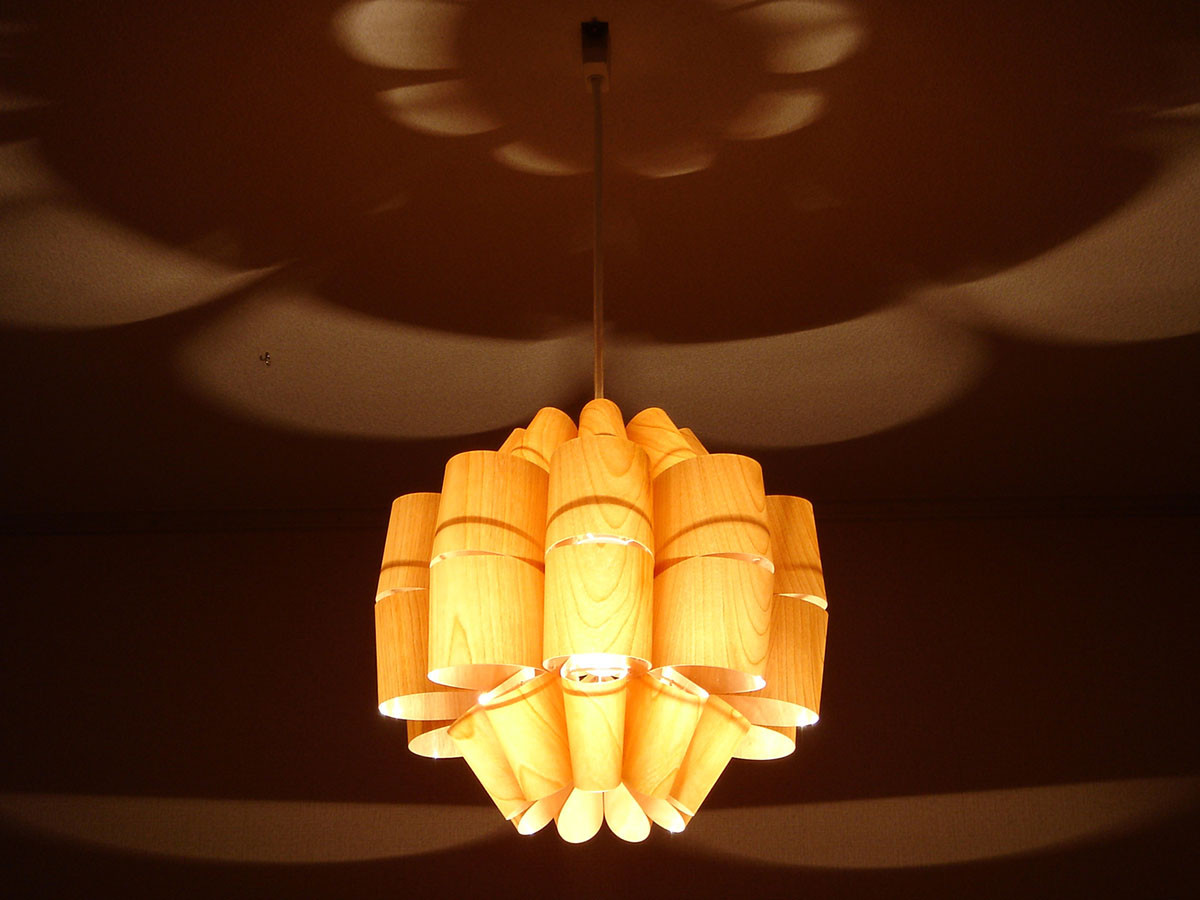 TOSHIYUKI TANI P.P. WOOD LAMP SHADE Don-wood / 谷 俊幸 P.P. ランプシェード どん ウッド （ライト・照明 > ペンダントライト） 2