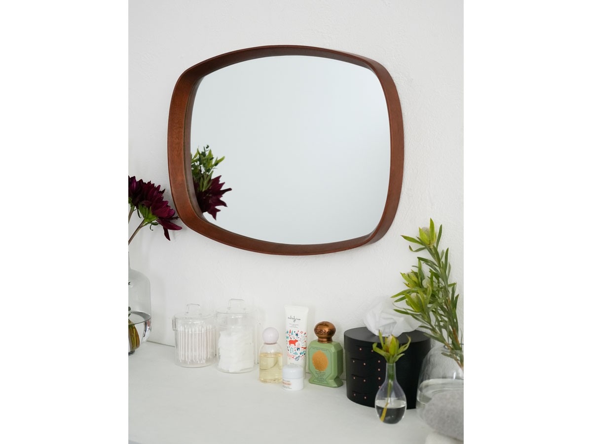 Kurve Square Mirror / クルベ スクエアミラー （ミラー・ドレッサー > 壁掛けミラー・壁掛け鏡） 3