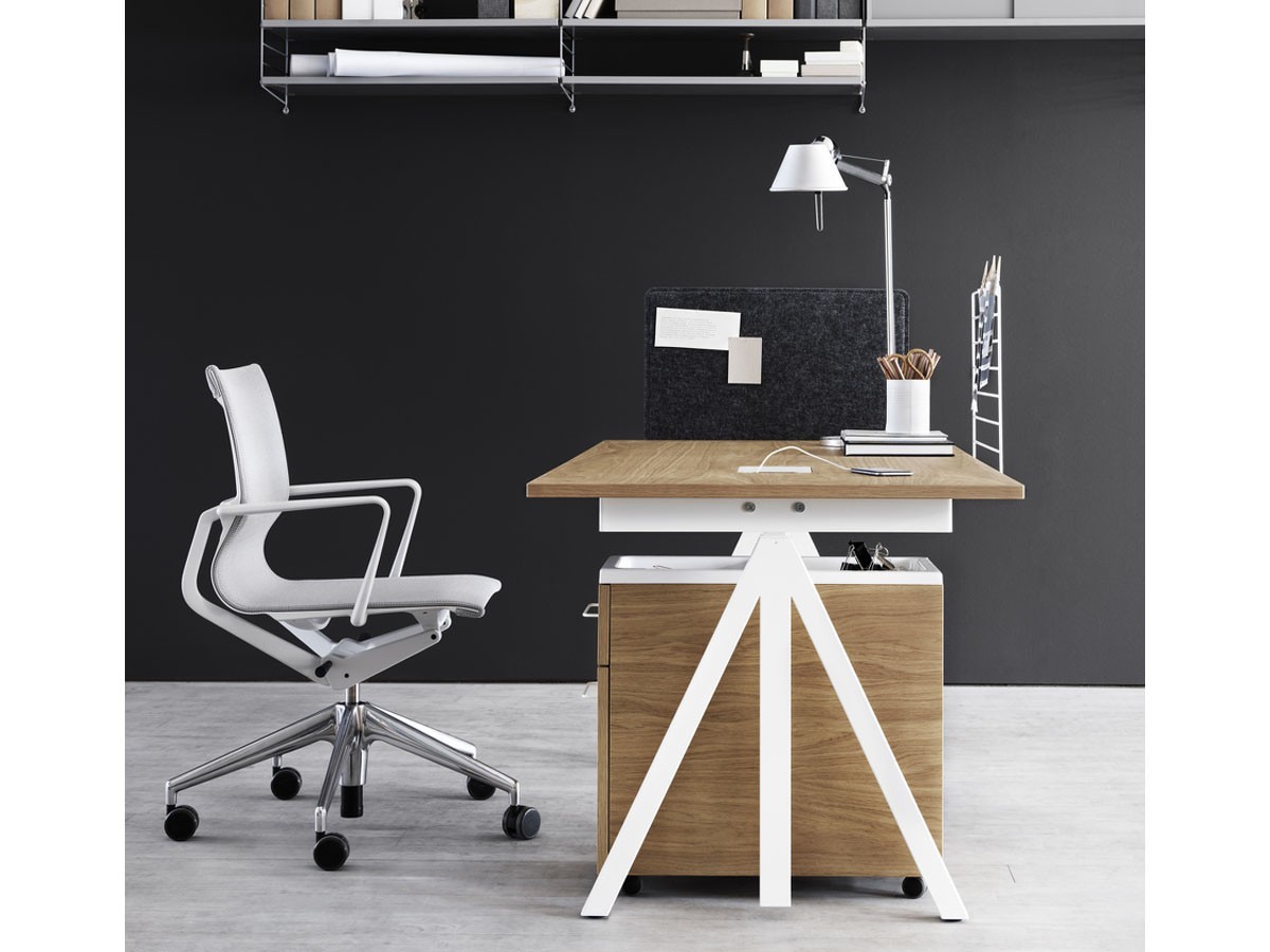 String Furniture Works Sit-stand Desk / Electrical / ストリングファニチャー ワークス 昇降式ワークデスク 幅160cm オーク天板 （テーブル > 昇降式テーブル） 2