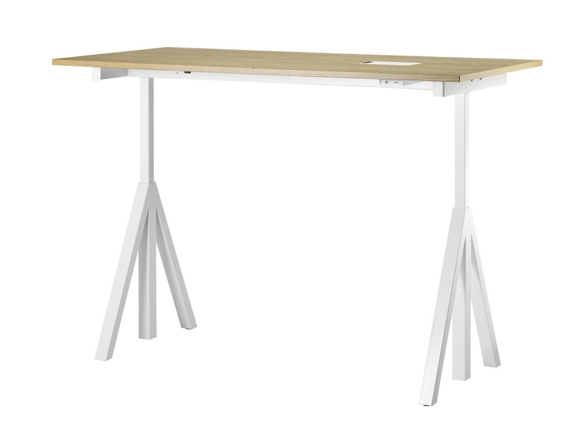 String Furniture Works Sit-stand Desk / Electrical / ストリングファニチャー ワークス 昇降式ワークデスク 幅160cm オーク天板 （テーブル > 昇降式テーブル） 16