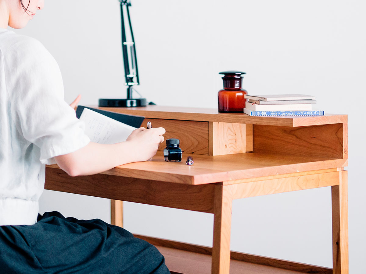 BENCA ROSELLE Dresser Desk
without mirror / ベンカ ローゼル ドレッサーデスク ミラーなし 木箱S / M付 （デスク・机 > デスク・パソコンデスク・袖机） 3