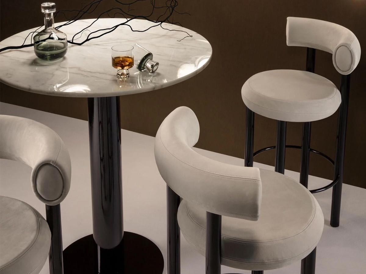 Tom Dixon. トムディクソン　スツール　FAT STOOL ブラック2脚 Tom Dixon Fat Stool - 2Modern