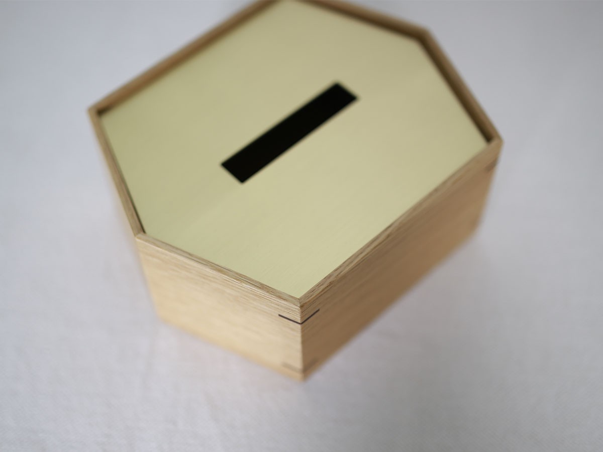 HOTEL*S TISSUE BOX / ホテルズ ティッシュボックス ハーフ 六角形 真鍮蓋 （雑貨・その他インテリア家具 > ティッシュケース・ティッシュボックス） 5