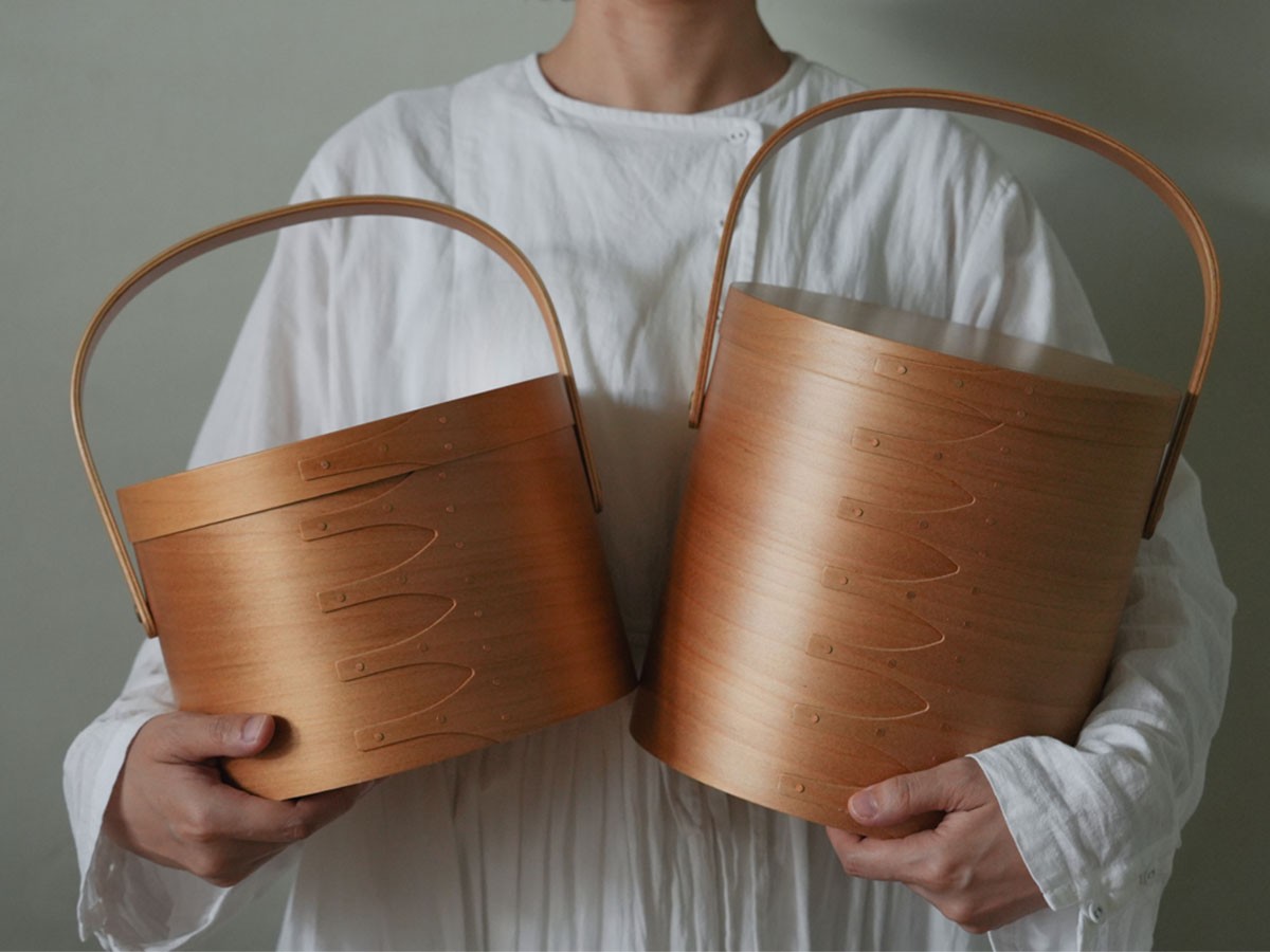 Shaker Round Handle Box / シェーカー ラウンドハンドルボックス L（ライトブラウン） （インテリア雑貨 > ツールボックス・小物収納） 9