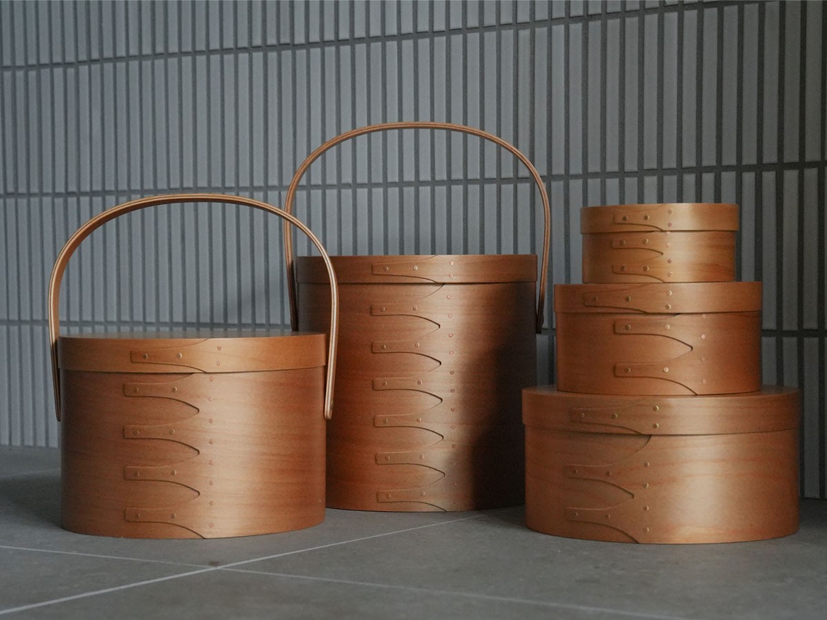 Shaker Round Handle Box / シェーカー ラウンドハンドルボックス L（ライトブラウン） （インテリア雑貨 > ツールボックス・小物収納） 10