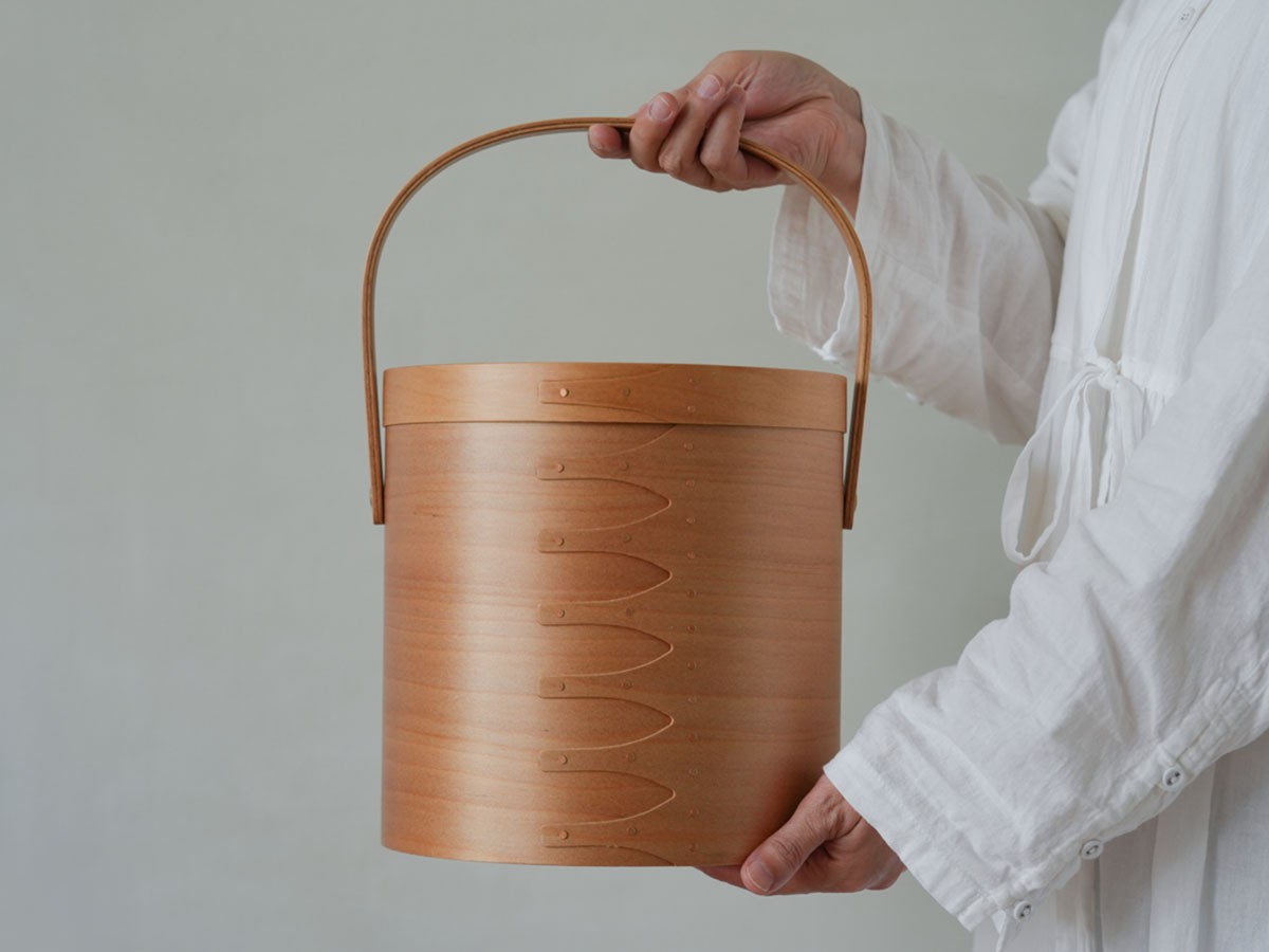 Shaker Round Handle Box / シェーカー ラウンドハンドルボックス L（ライトブラウン） （インテリア雑貨 > ツールボックス・小物収納） 7