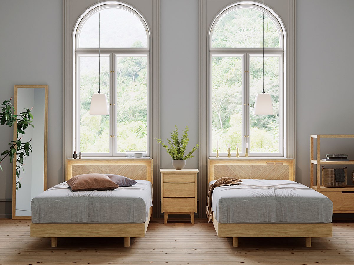 InRoom KATRINA BED / インルーム カトリナ ベッドフレーム （ベッド・寝具 > シングルベッド） 14