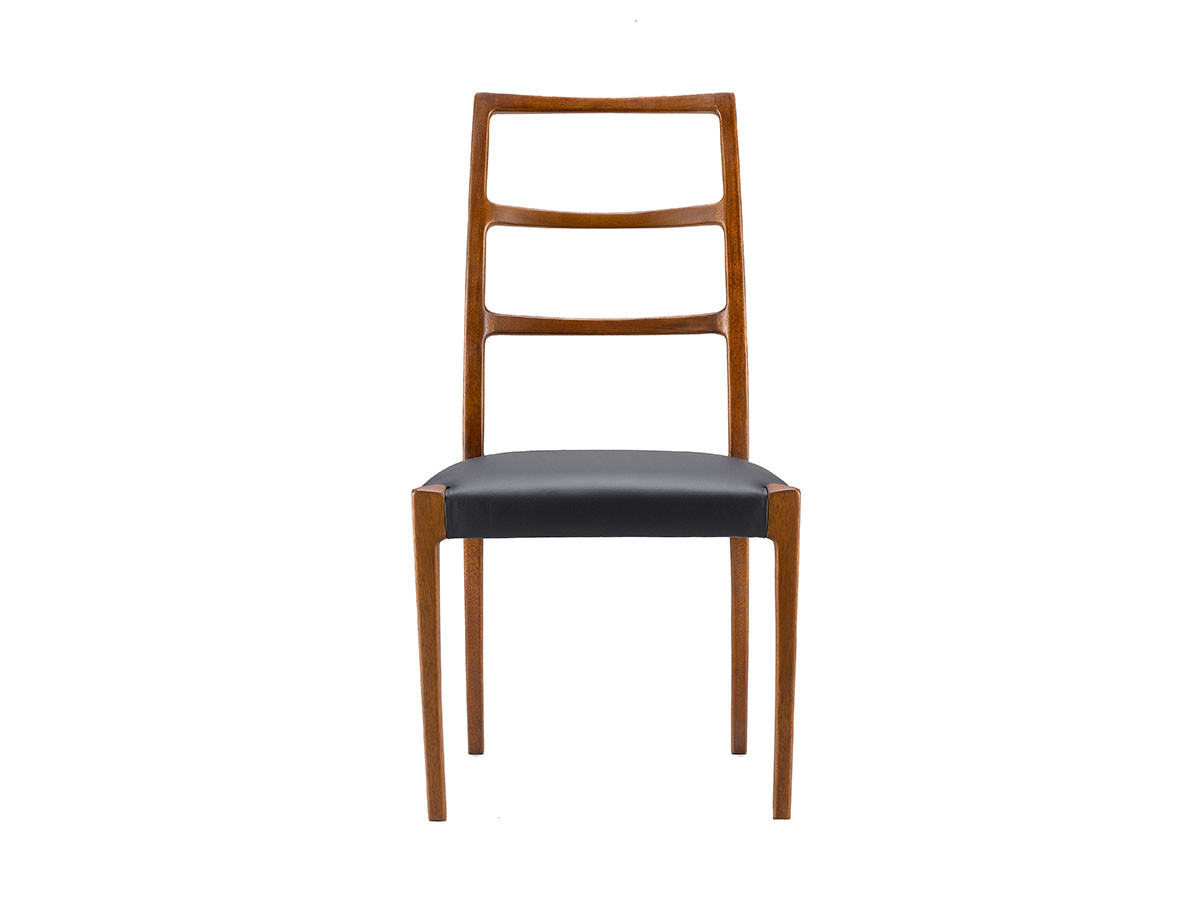 Tid Dining Chair / ティッド ダイニングチェア（座面張込み仕様 / ブラック本牛革） （チェア・椅子 > ダイニングチェア） 1