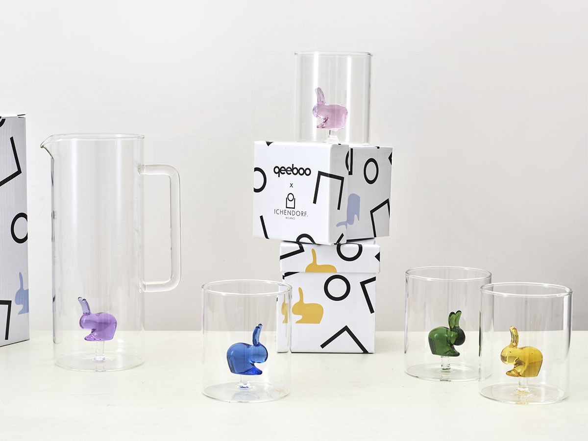 ICHENDORF MILANO Qeeboo Jug Lilac Rabbit / イッケンドルフ・ミラノ キーブー ジャグ ライラックラビット 1.2L （食器・テーブルウェア > デキャンタ・カラフェ） 4