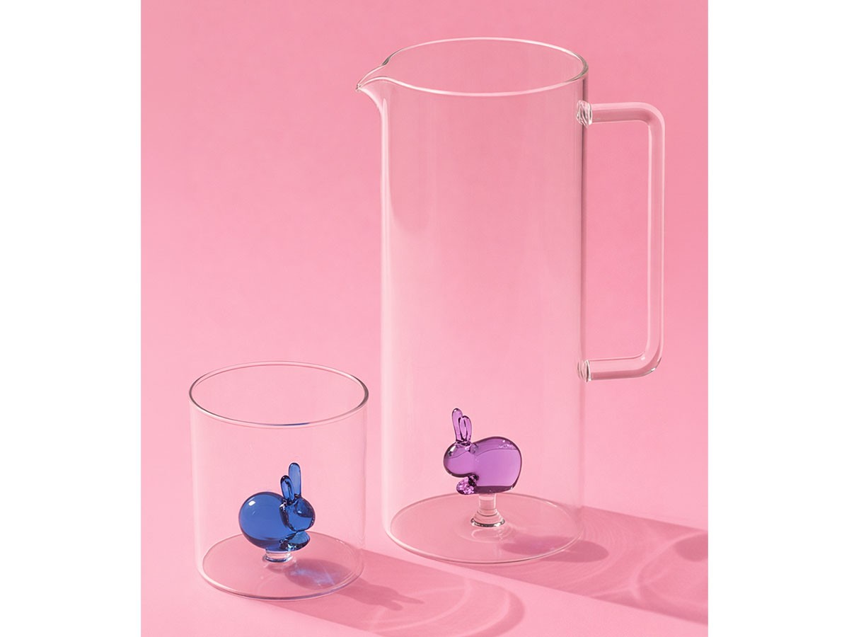 ICHENDORF MILANO Qeeboo Jug Lilac Rabbit / イッケンドルフ・ミラノ キーブー ジャグ ライラックラビット 1.2L （食器・テーブルウェア > デキャンタ・カラフェ） 2