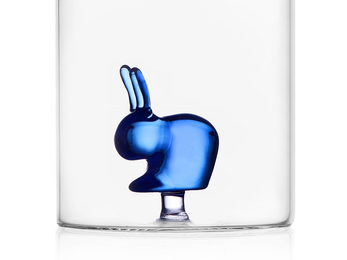 ICHENDORF MILANO Qeeboo Tumbler Blue Rabbit / イッケンドルフ・ミラノ キーブー タンブラー ブルーラビット 350ml （食器・テーブルウェア > タンブラー・グラス） 10
